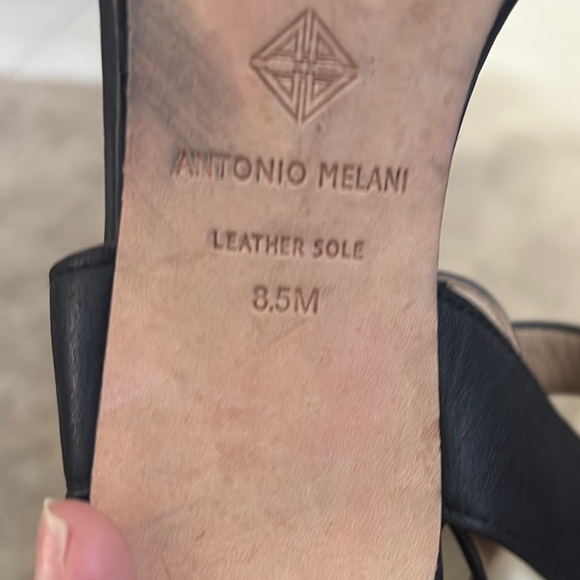 ANTONIO MELANI Black Women's Sandals - Picture 3 of 3